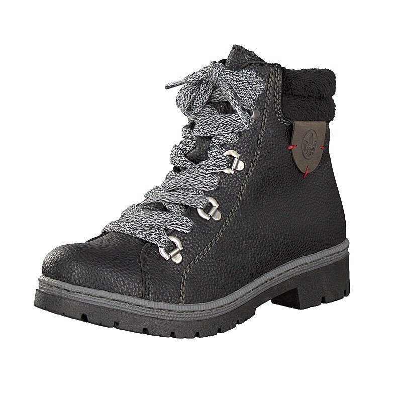 Botas Rieker Y9408-01 Para Mulher - Pretas